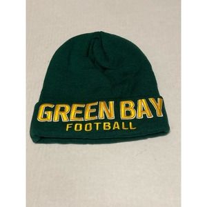 Green Bay‎ Football Skull Cap Beanie Embroidery Green Yellow
